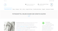 Desktop Screenshot of potenz-produkte.com
